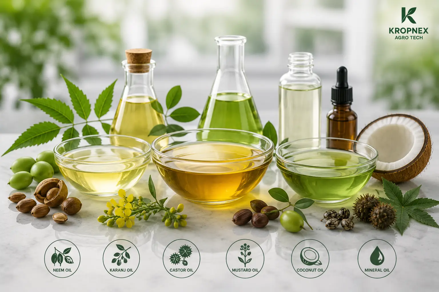 oil and solvents