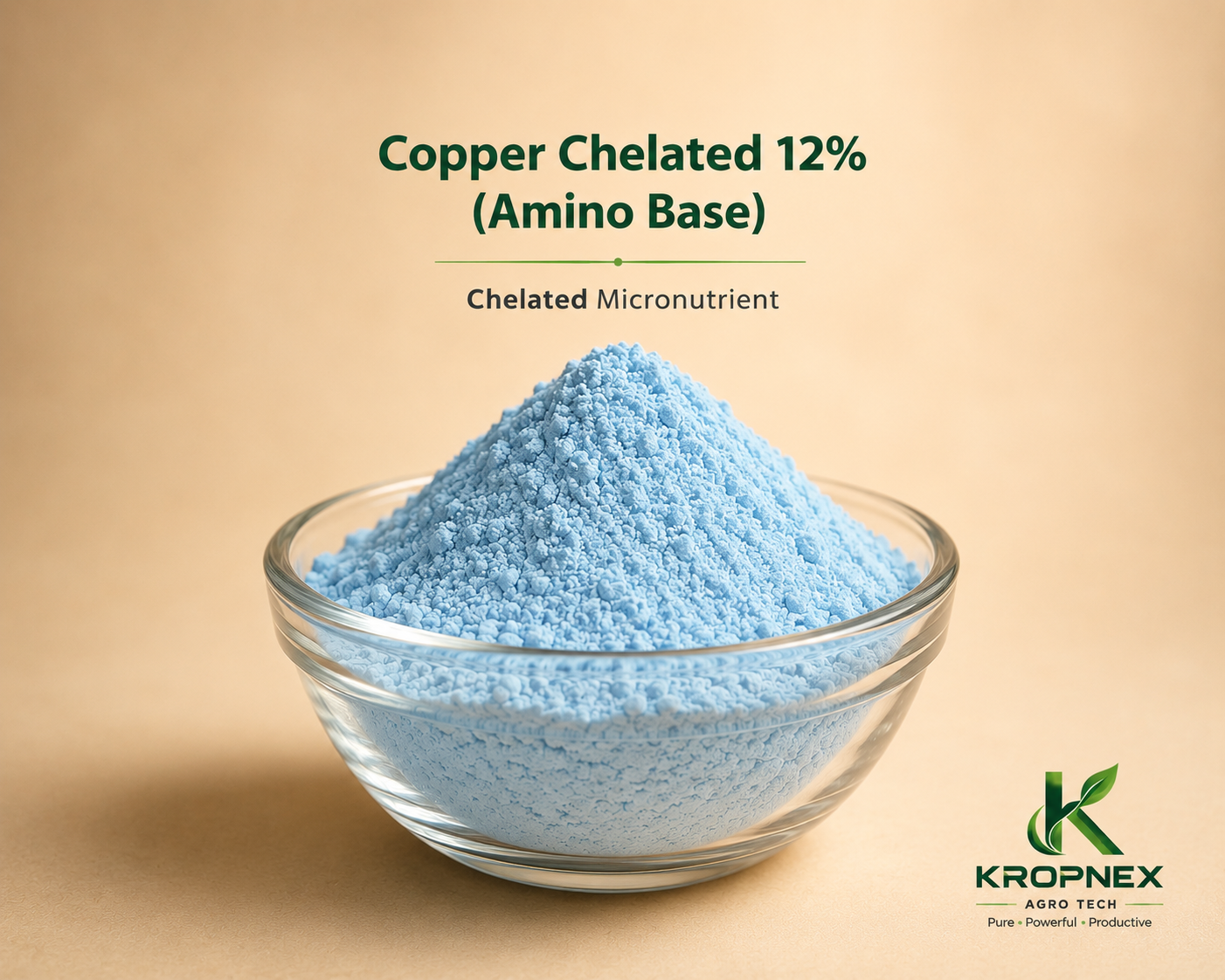 copper chelated amino base
