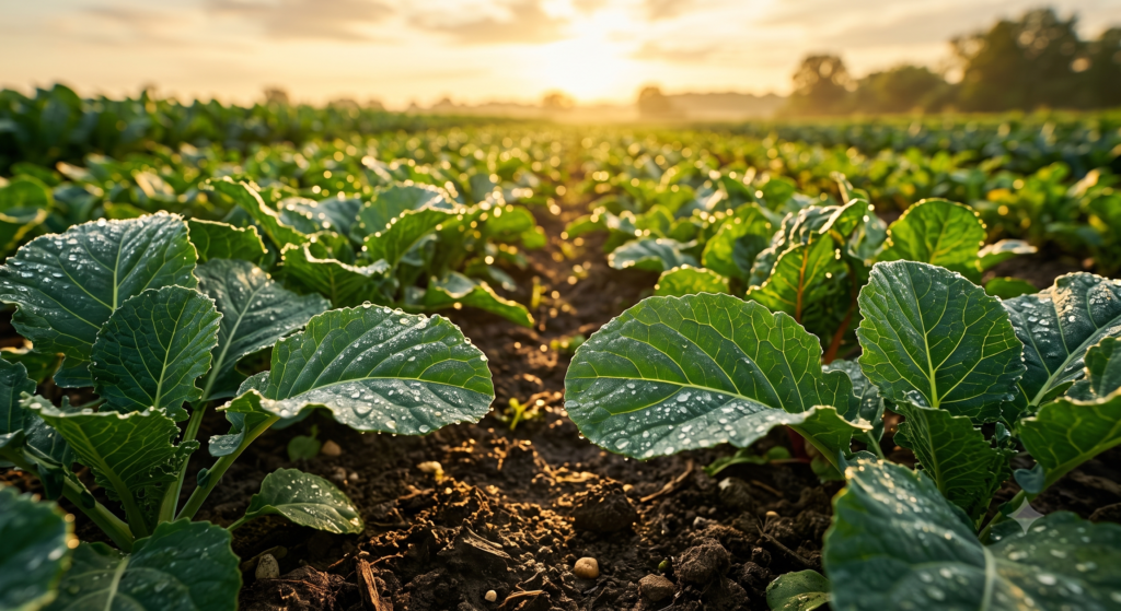 Why Chelated Micronutrients Are a Game - Changer for Indian Soils healthy crop leaves showing strong micronutrient nutrition