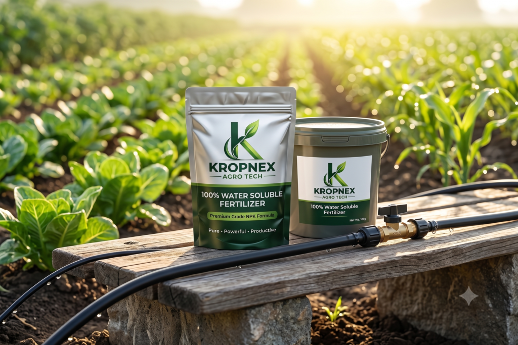 How Water-Soluble Fertilizers Save Water & Boost Yield kropnex water soluble fertilizer for fertigation systems